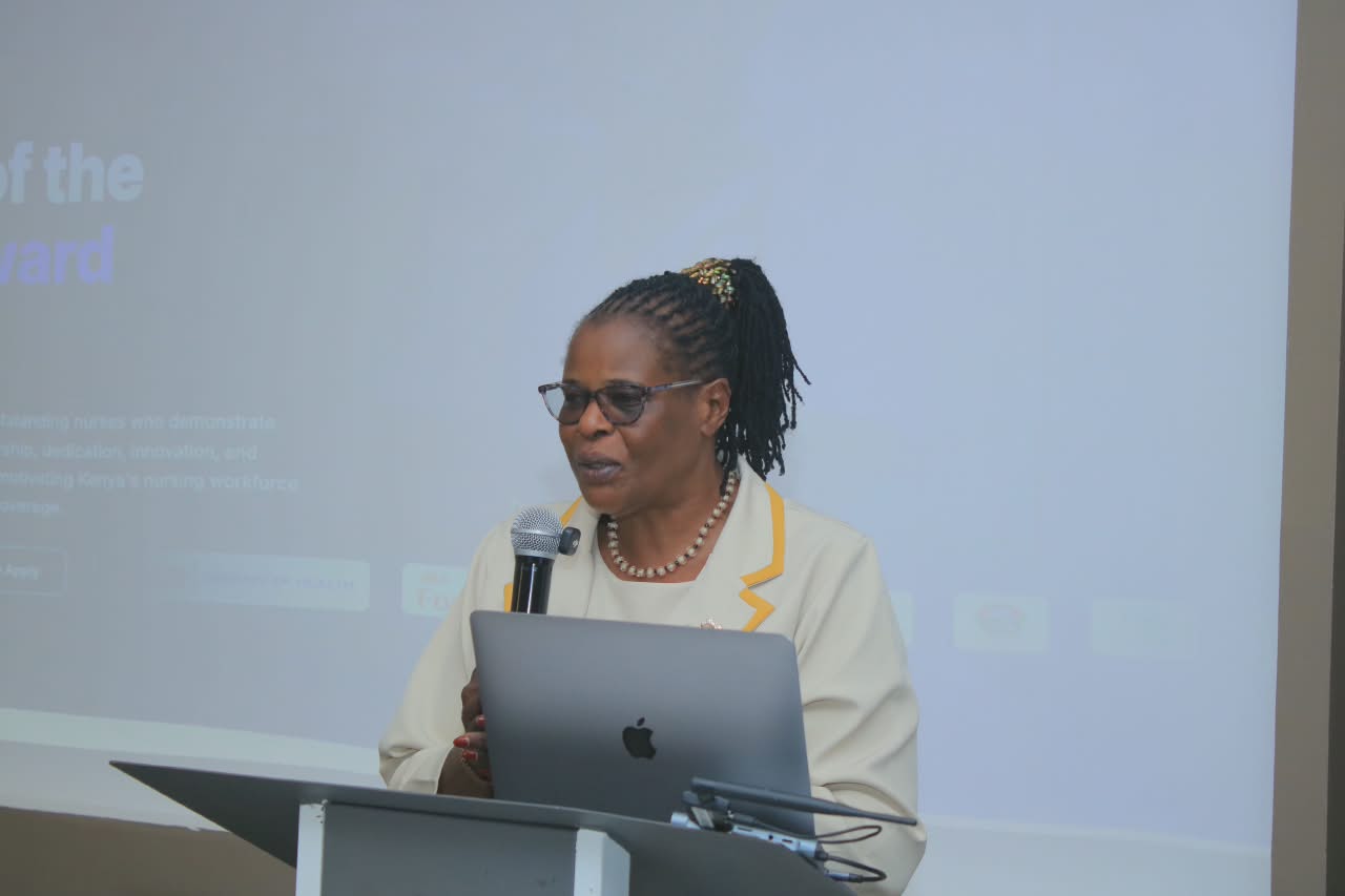 Dr. Judith Awinja, Director of Nursing Services at the Ministry of Health