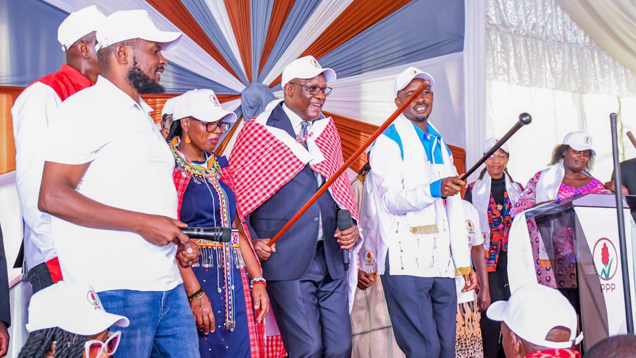Eliud Owalo supporters and party officials at the People's Prosperity Party launch